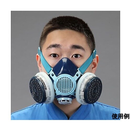 直結型防毒マスク(2缶式/伝声器付) E