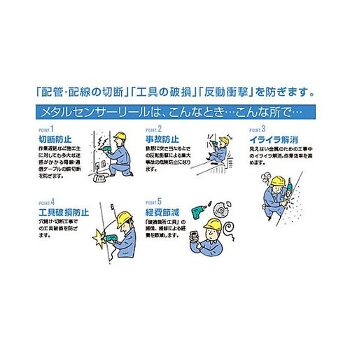 AC125V/30m メタルセンサーリー