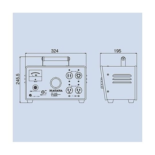 AC85−100V→AC145V/1.5