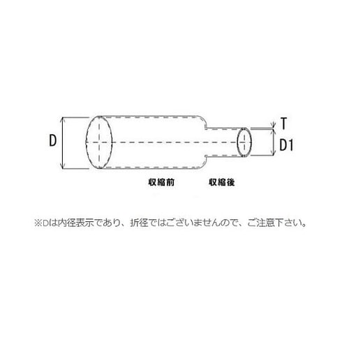 9.5mmx 5m 熱収縮チューブ(耐