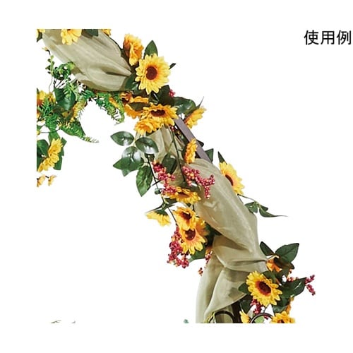 ひまわり造花ガーランド デラックス180