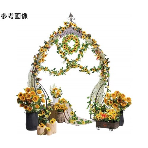 ひまわり造花ガーランド デラックス180
