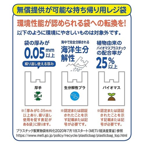 ポリ袋ソフト型 ネイビー 25×40cm