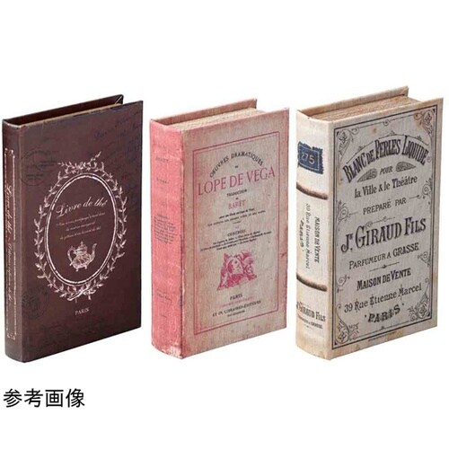 ブック型ケース 洋書小物入れ フレンチチ