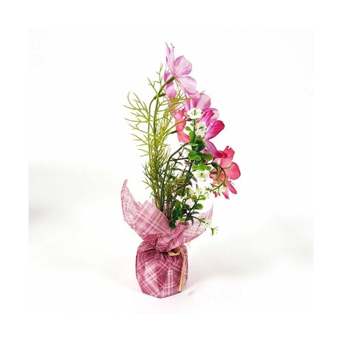 コスモス造花ラップ 31cm 秋飾り 2