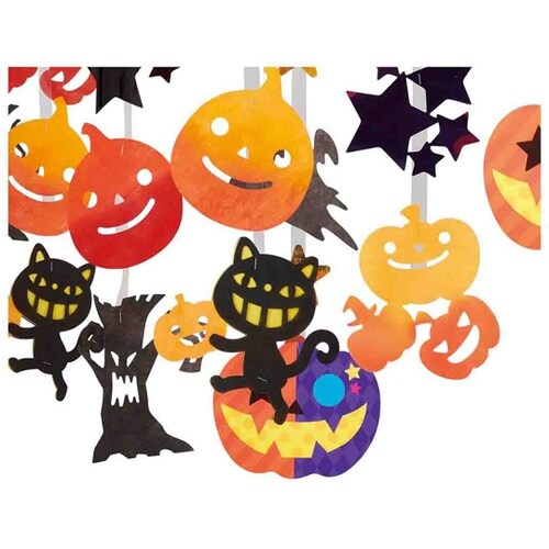 おばけハロウィンプリーツハンガー 天井飾