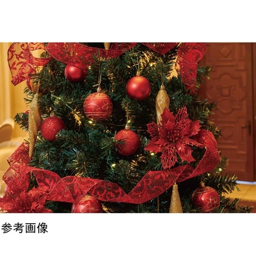 ベース付きクリスマスツリーセット レッド