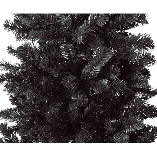 PVCクリスマスツリー ブラック スリム