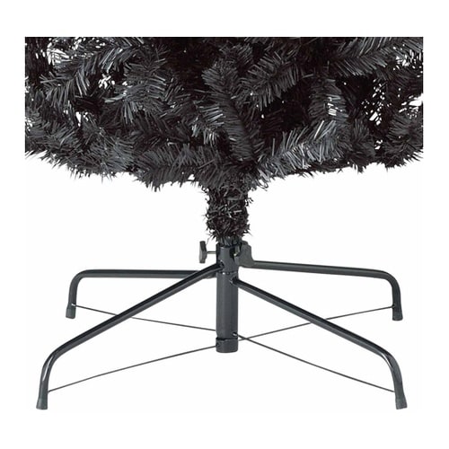PVCクリスマスツリー ブラック スリム