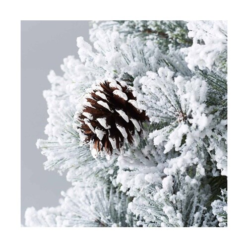 ベース付きブラシクリスマスツリー スリム