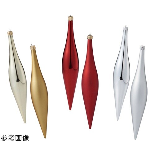 6個セット ドロップオーナメントシルバー