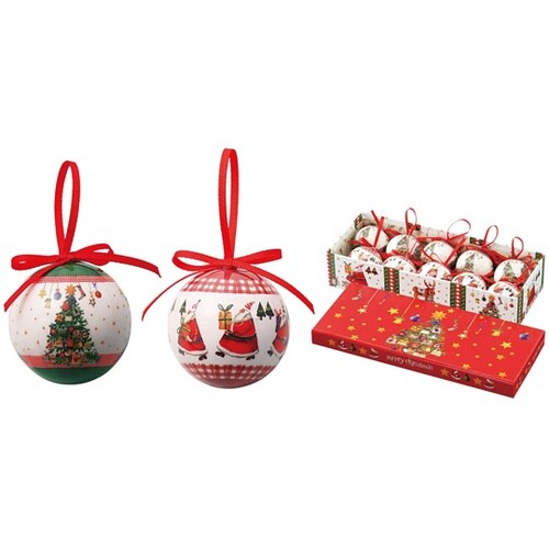 10個セット カラフルプリントオーナメン