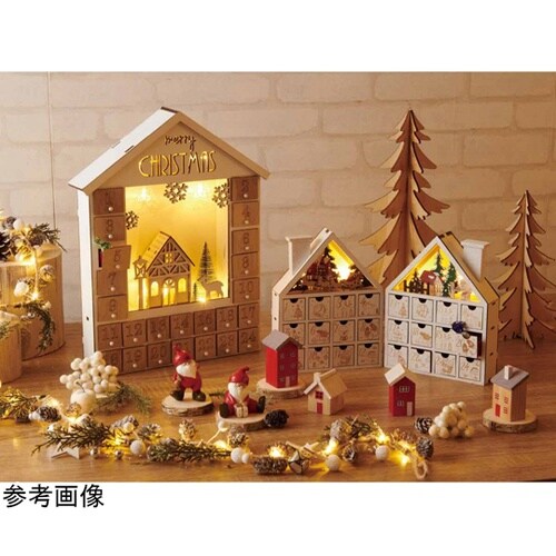 LEDライト付きナチュラルクリスマスガー