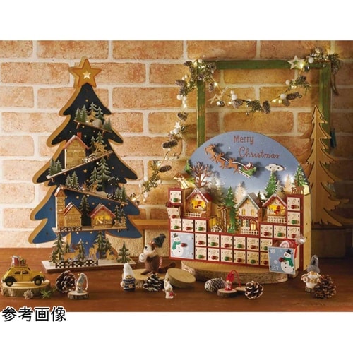 LEDライト付きナチュラルクリスマスガー