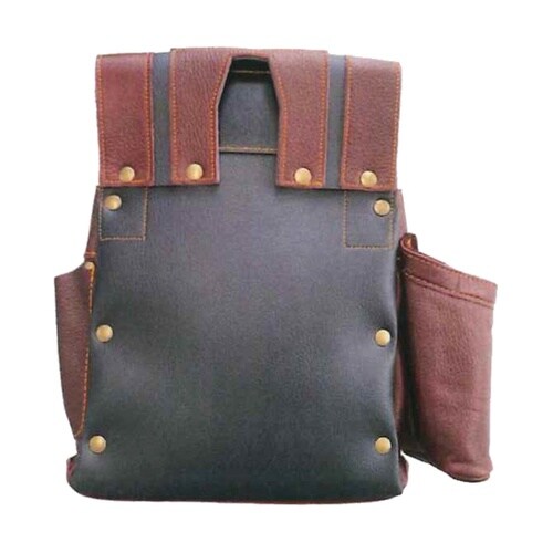 朱雀 釘袋 RED 四型 本革 ワインレ