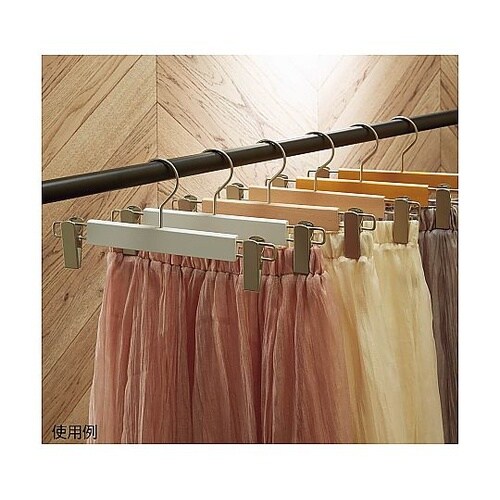 木製ボトムハンガー(ブナ材)木地外型クリ