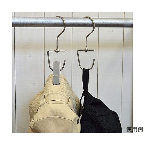 一点掛けフック マットニッケル クリップ