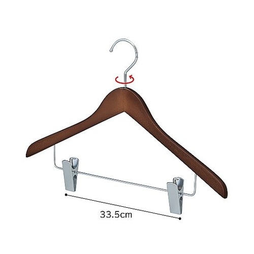 木製コーディネートハンガー ヴィンテージ