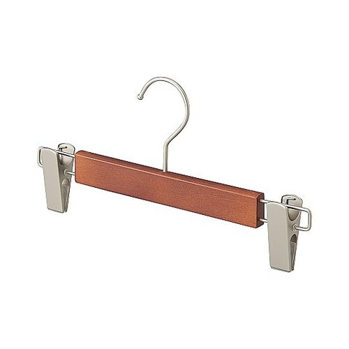 木製ボトムハンガー(ブナ材)ブラウン外型