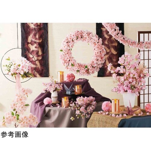 アイアンフレーム桜リース 30cm 33