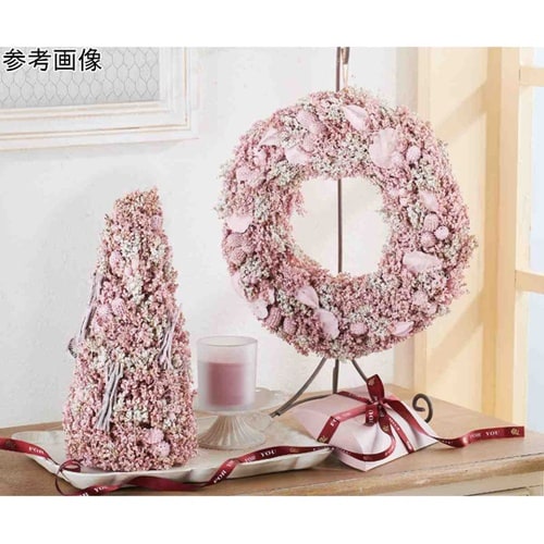 ピンクリース 32cm (造花) 春の玄