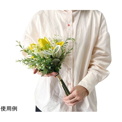 ハミングチューリップブーケ 造花 イエロ