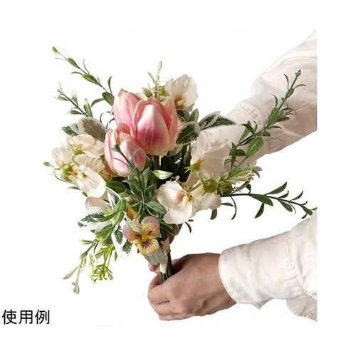 ハミングチューリップブーケ 造花 ピンク