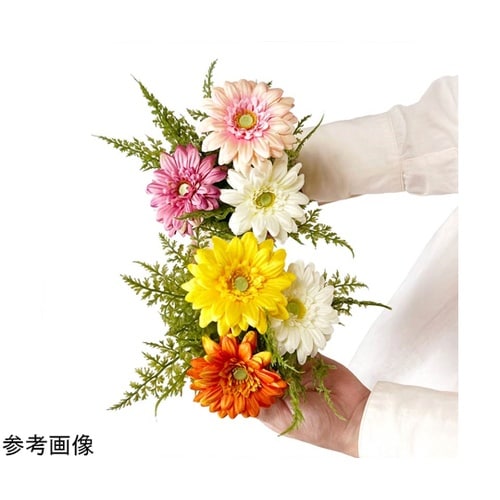 ガーベラアレンジ 造花 オレンジ 33−