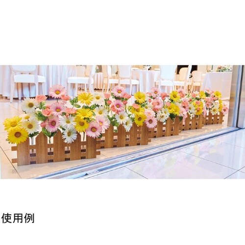 ガーベラ垣根アレンジ 造花 33−16−