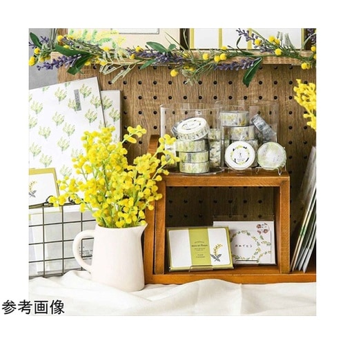 ミモザピッチャーポット(造花)26cm