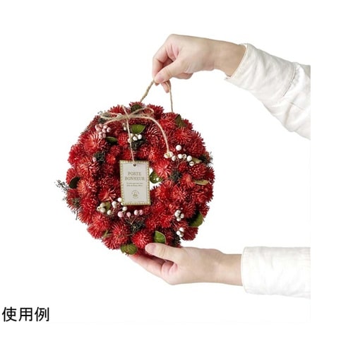 ベリーリース(造花) 直径24cm 春の