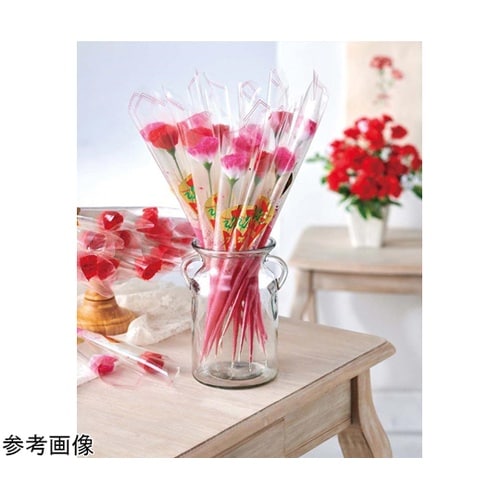 造花カーネーションラップ巻 レッド 長さ