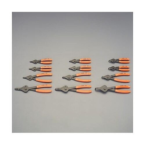 12本組 軸穴兼用スナップリングプライヤ