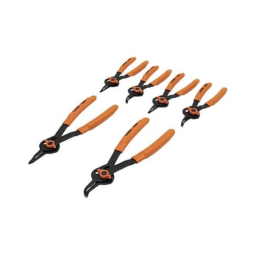 6本組 軸穴兼用スナップリングプライヤー