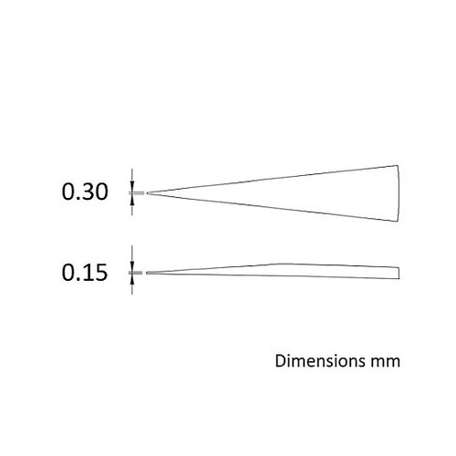 0.3x135mm/27 超精密ピンセッ