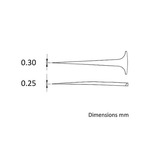 0.3x110mm/5 精密ピンセット(