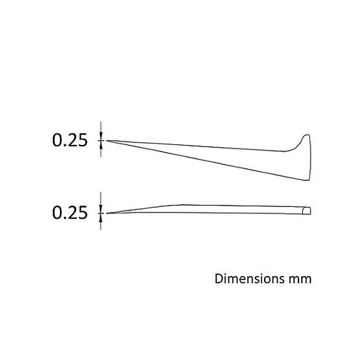 0.25x115mm/5A 精密ピンセッ