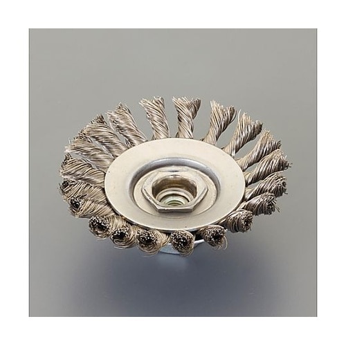 100mm/M10 ワイヤーブラシ(ベベ