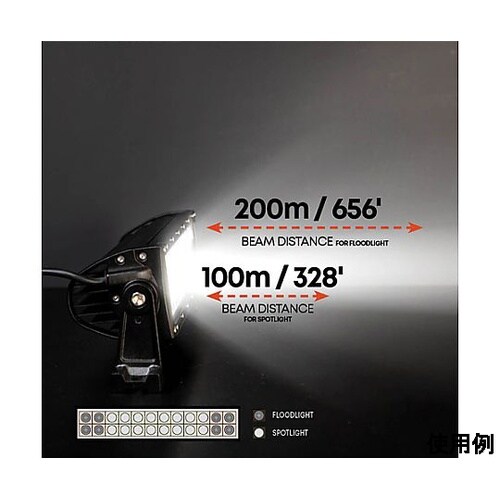 DC10−30V/72W 作業灯/LED