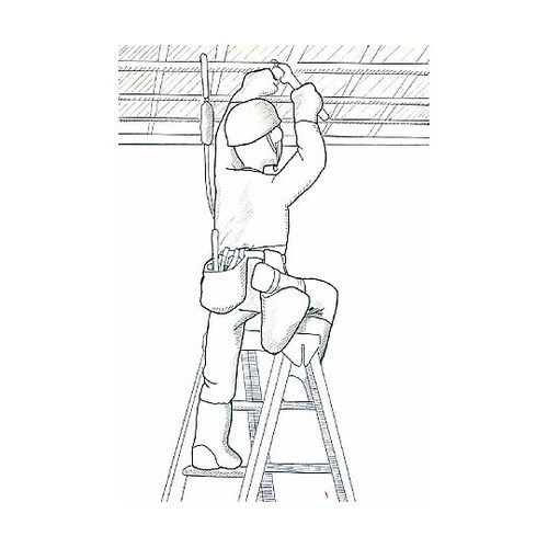 0.84m FRP絶縁脚立 EA903V