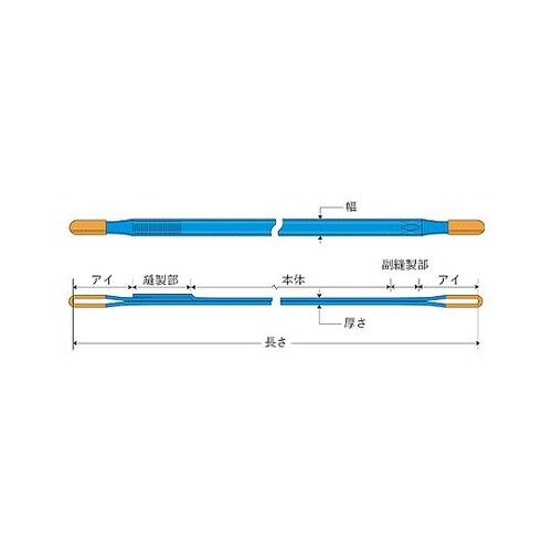 25mmx2.0m/1.0ton ベルト