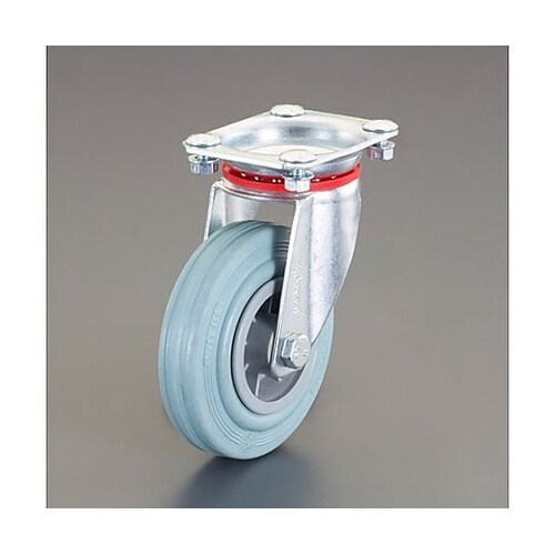 200mm キャスター(自在金具/ゴムタ