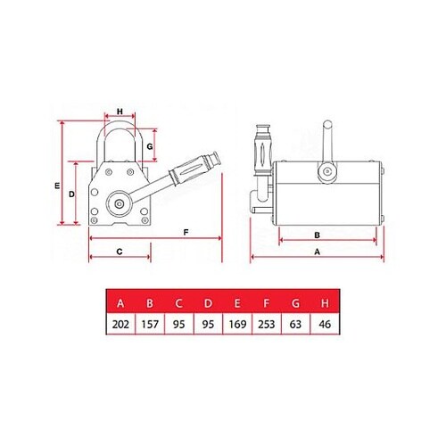 300kg マグネットリフター EA98