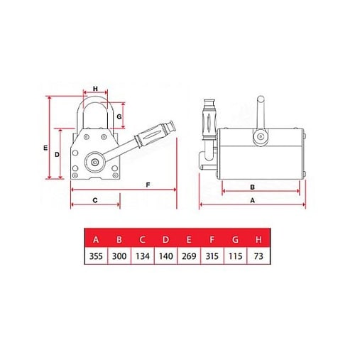 1000kg マグネットリフター EA9