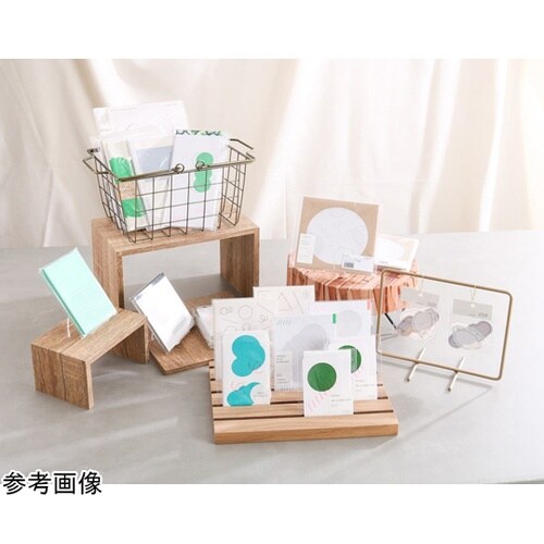 木製コの字ディスプレイ ラスティック柄