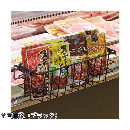 引っ掛け調整ネットカゴ(冷ケース用カゴ)