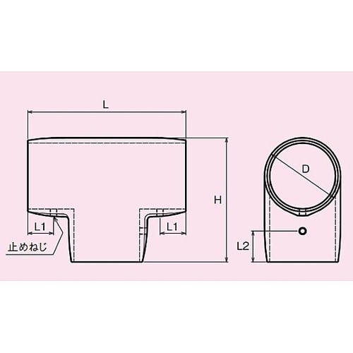 32mm パイプジョイントチーズ(ステン