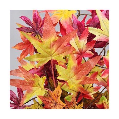 紅葉造花盛カゴアレンジ 幅31×高さ34