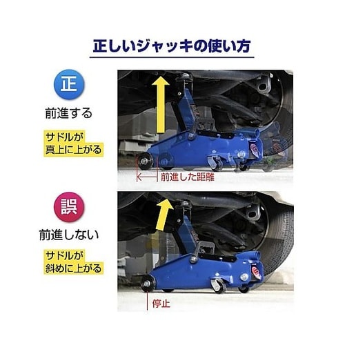 車用 油圧フロアージャッキ 2t コンパ