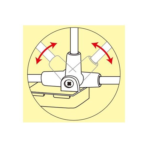 L型マグネットポップ立て 大 クロームメ